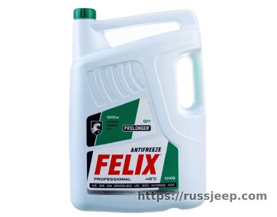 Антифриз FELIX PROLONGER-40 G-11, 10кг, зеленый 430206021