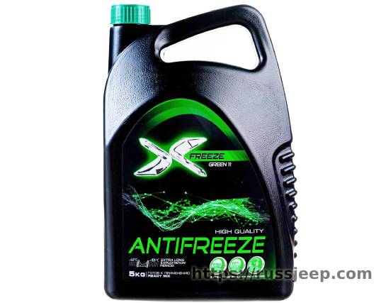 Антифриз X-Freeze Green, 5 кг 430206070
