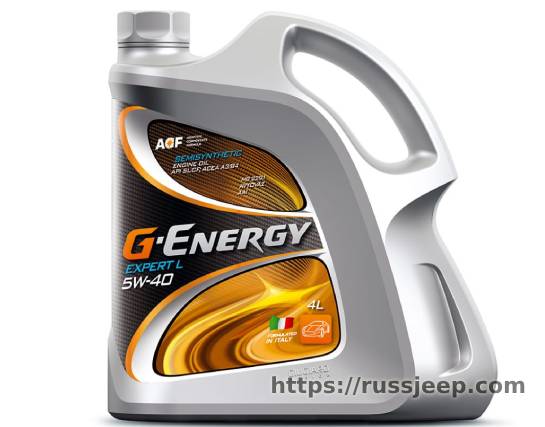 Масло Expert L 5W-40 4л G-Energy 253140261 полусинтетика