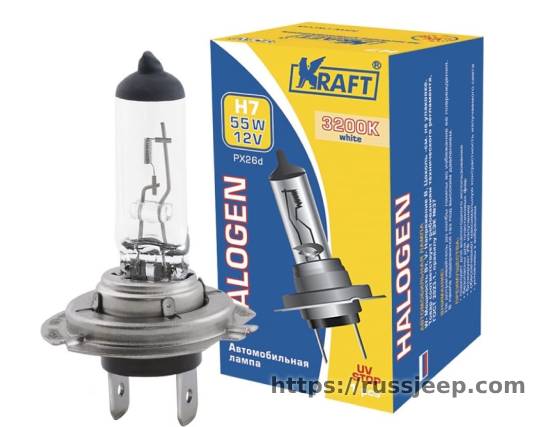 Лампа KRAFT H7 12v 55w PX26d KT 700014