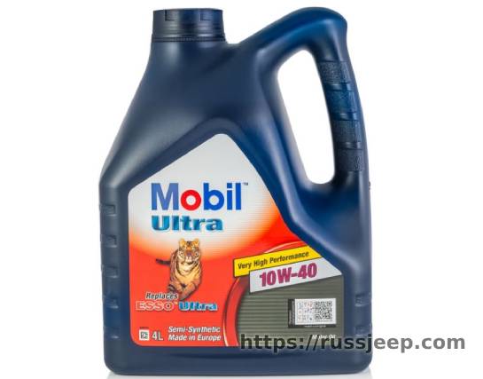 Масло Mobil Ultra, 10W-40, 4 л полусинтетика