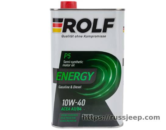 Масло Rolf Energy 10W-40 SL/CF, 1л полусинтетика