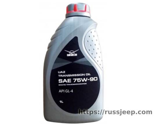 Масло  UAZ MOTOR OIL SAE 75W90 API GL-4  1л полусинтетика