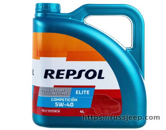 Масло REPSOL ELITE COMPETICION 5W40 4л синтетика 6058/R