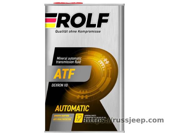 Трансмиссионное масло Rolf ATF II 1л минеральное