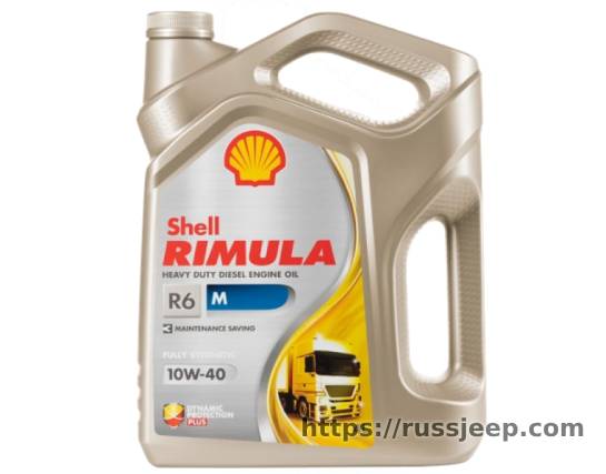 Масло Shell Rimula R6 M 10W40, 4л полусинтетика