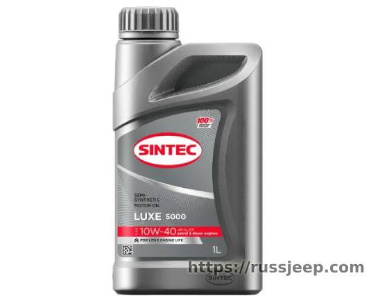 МАСЛО SINTEC LUXE 5000 SAE 10W-40 API SL/CF 1л полусинтетика