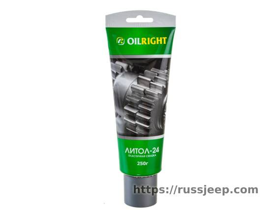 Пластичная смазка Литол-24 250 г, в тубе OILRIGHT 6010