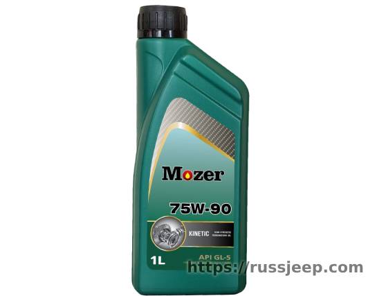 Трансмиссионное масло Mozer Kinetic SAE 75w-90 API GL-5, 1л